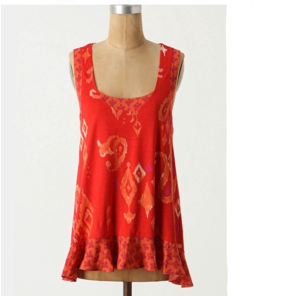 Anthropologie Fei Criss Cross Tank Tunic - Picture 3 of 7